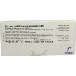 FERRUM METALLICUM PRAEPARATUM D 8 ampollas, 8X1ml