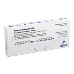 FERRUM SIDEREUM D 20 ampollas, 8X1 ml