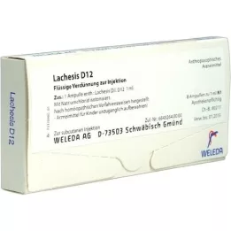 LACHESIS D 12 ampolas, 8x1 ml