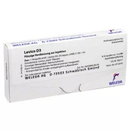 LEVICO D 3 ampollas, 8X1 ml
