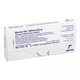 MARMOR D 6/estibio d 6 AMPOULAS AA, 8x1 ml