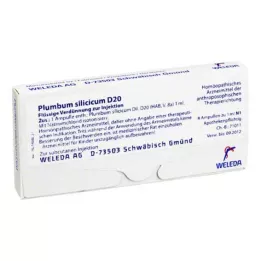 PLUMBUM SILICICUM D 20 ampollas, 8X1 ml