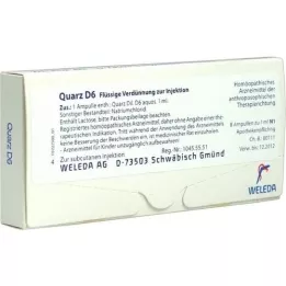 QUARZ D 6 ampolas, 8x1 ml