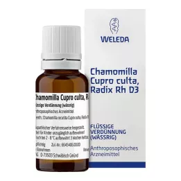 CHAMOMILLA CUPRO CultA Radix RH D 3 Dilución, 20 ml
