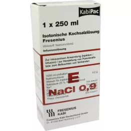 KOCHSALZLÖSUNG Botella de plástico 0,9% Fresenius, 250 ml