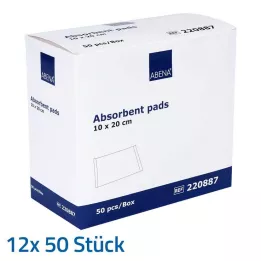 SAUGKOMPRESSEN sin esterilizar 10x20 cm 400 g/m, 12X50 pz