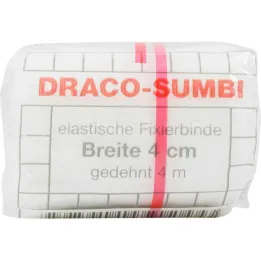 Vendaje de fijación Dracosumbi 4 cm x 4 m blanco, 1 pieza