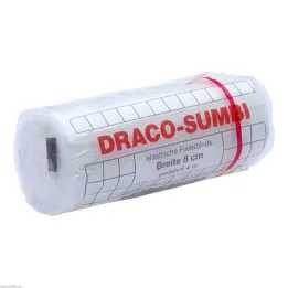 Vendaje de fijación Dracosumbi 8 cm x 4 m blanco, 1 pieza