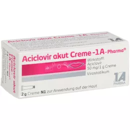 ACICLOVIR Creme-1a farmacéutico agudo, 2 g