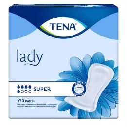 TENA LADY Plantillas super, 30 piezas