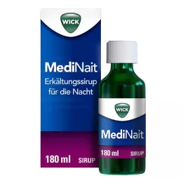 WICK Jarabe para el resfriado MediNait, 180 ml