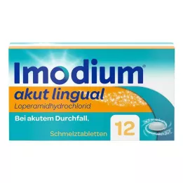 IMODIUM Comprimidos bucodispersables linguales agudos, 12 uds