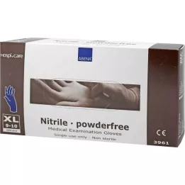 NITRIL Guantes sin talco extragrandes, 100 pz