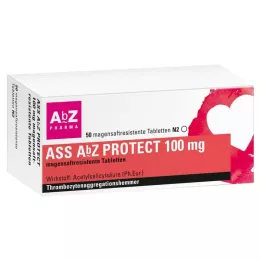ASS AbZ PROTECT Comprimidos gastrorresistentes de 100 mg, 50 uds