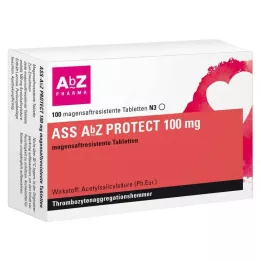 ASS AbZ PROTECT Comprimidos gastrorresistentes de 100 mg, 100 uds