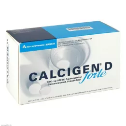 CALCIGEN D forte 1000 mg/880 U.I. comprimidos efervescentes, 100 uds
