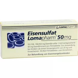 EISENSULFAT Comprimidos recubiertos con película de Lomapharm 50 mg, 50 uds