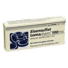 EISENSULFAT Comprimidos recubiertos con película de Lomapharm 100 mg, 20 uds