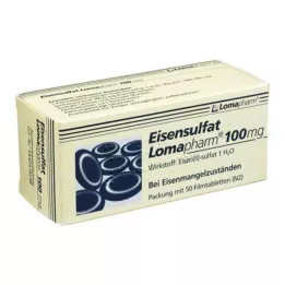 EISENSULFAT Comprimidos recubiertos con película de Lomapharm 100 mg, 50 uds