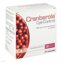 CRANBEROLA Polvo para control de cistitis, 20 x 5 g
