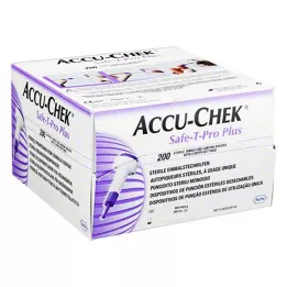 ACCU-CHEK Lancetas Safe T Pro Plus, 200 uds