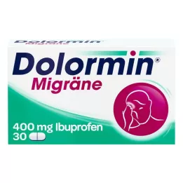 DOLORMIN Comprimidos recubiertos con película para la migraña, 30 uds