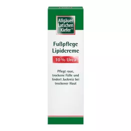 ALLGÄUER LLAVERO. Crema lipídica para pies con urea al 10 %, 100 ml