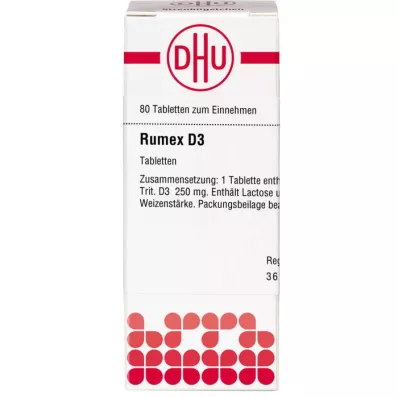 RUMEX D 3 tabletas, 80 uds RUMEX D 3 tabletas, 80 uds