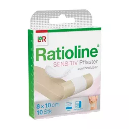 RATIOLINE Apósito para heridas sensibles 8 cm x 1 m, 1 ud