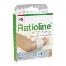 RATIOLINE Apósito elástico para heridas, 8 cm x 1 m, 1 ud