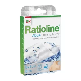 RATIOLINE Yeso para ducha Aqua 5x7 cm, 5 uds