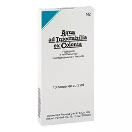 AQUA AD ampollas inyectables ex Colonia, 10X2 ml