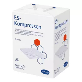 ES-KOMPRESSEN Undteril 10x12.5 cm 12 veces, 100 pz