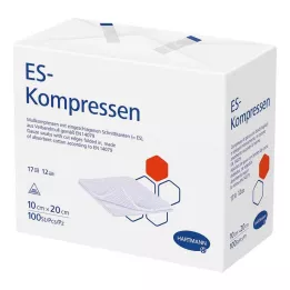 ES-KOMPRESSEN Undteril 10x20 cm 12 veces, 100 pz