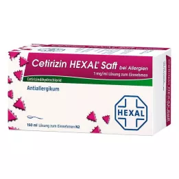 CETIRIZIN HEXAL Jugo para alergias, 150 ml