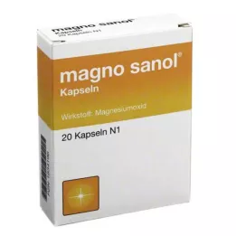 MAGNO SANOL cápsulas, 20 uds