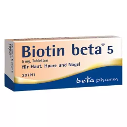 BIOTIN BETA 5 tabletas, 20 uds
