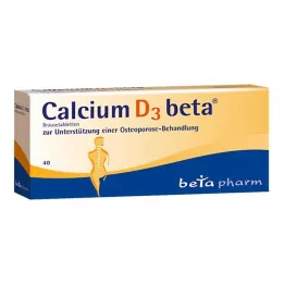 CALCIUM Tabletas efervescentes de D3 beta, 40 uds