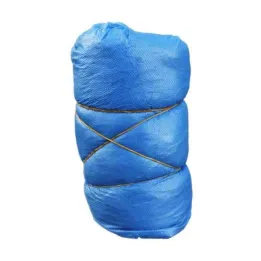 Cubrezapatos desechables de plástico azul, 10 piezas