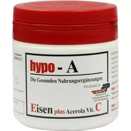 HYPO A Cápsulas de Vitamina C de hierro+Acerola, 120 pz