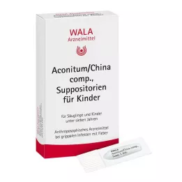 ACONITUM/CHINA comp. supositorios infantiles, 10X1 uds