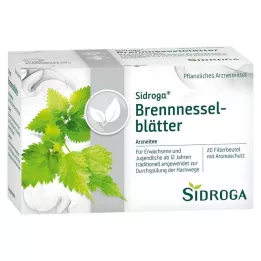 SIDROGA Bolsas de filtro para té de hojas de ortiga, 20 x 1,5 g