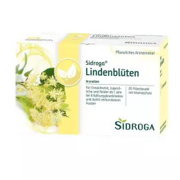 SIDROGA Bolsas de filtro para té de flor de tilo, 20 x 1,8 g