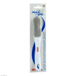 Escofina para callos de acero inoxidable ergonómica Titania, 1 pieza