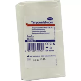 Tampondedebinde 2 cmx5 m-estéril Hartmann, 10 pz