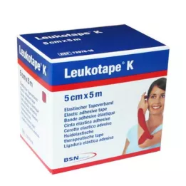 LEUKOTAPE K 5 cm rojo, 1 ud