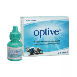 OPTIVE Gotas para los ojos, 3X10 ml
