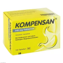 KOMPENSAN Comprimidos de 340 mg, 100 uds