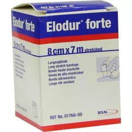 ELODUR Vendaje de compresión fuerte 8 cm x 7 m, 1 pieza