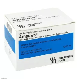 AMPUWA Amplificador de plástico. Solución inyectable/infusional, 20x5 ml
